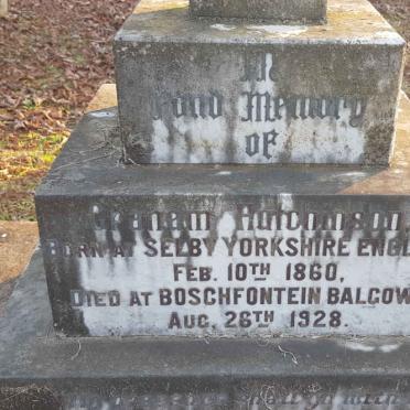 HUTCHINSON Graham 1860-1928 