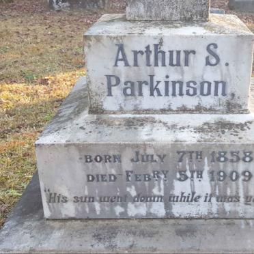 PARKINSON Arthur S. 1858-1909
