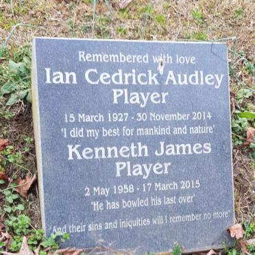 PLAYER Ian Cedrick Audley 1927-2014 :: PLAYER Kenneth James 1958-2015 