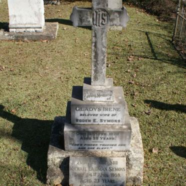 SYMONS Gladys -1938 :: SYMONS Michael Laidman -1959 :: SYMONS Mary Allison 1915-1994
