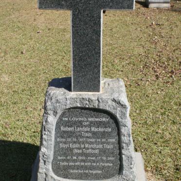 TRAIN Robert Landale Mackenzie 1917-2008 &amp; Sibyl Edith Le Marchant TRAFFORD 1920-2001