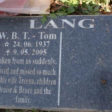 LANG W.B.T. 1937-2005