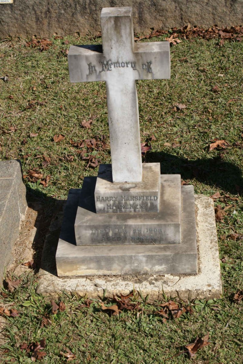 MACKENZIE Harry Mansfield  -1908