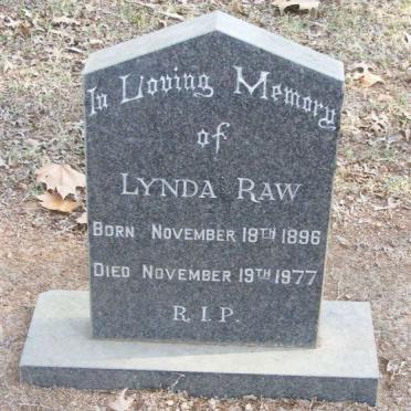 RAW Lynda 1896-1977