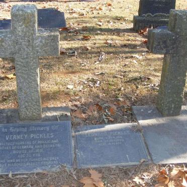 PICKLES Verney -1991 &amp; Molly -1982 :: PICKLES Leonard 1919-1993