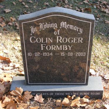 FORMBY Colin Roger 1934-2003