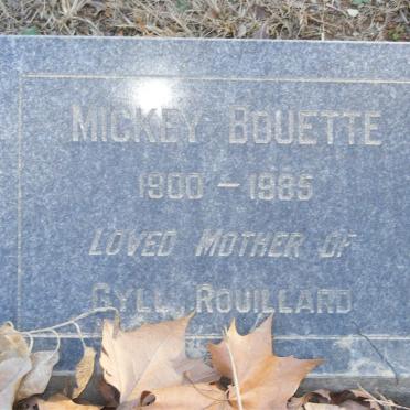BOUETTE Mickey 1900-1985