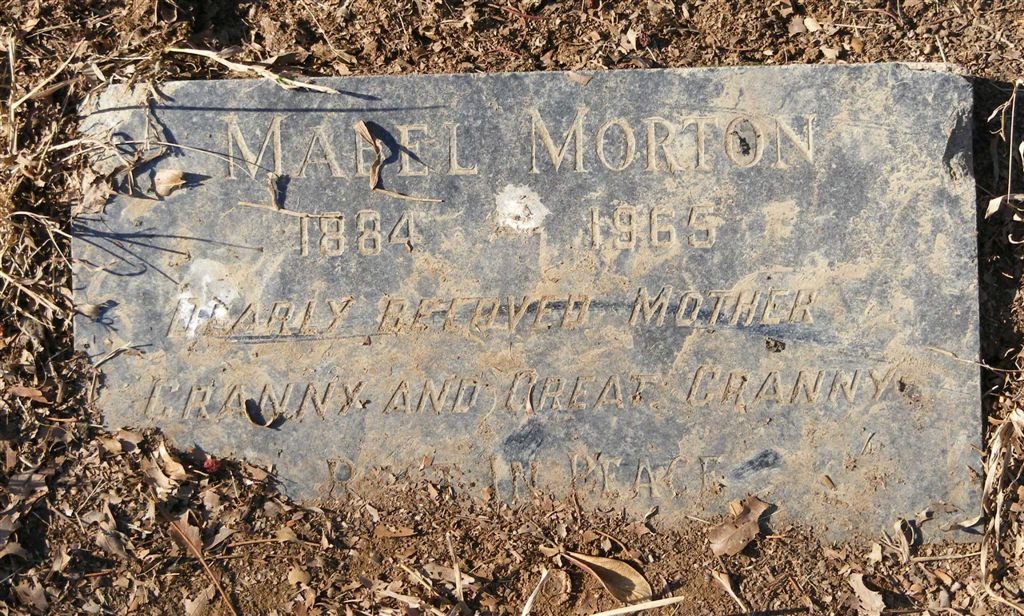 MORTON Mabel 1884-1965