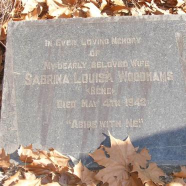 WOODHAMS Sabrina Louisa -1942