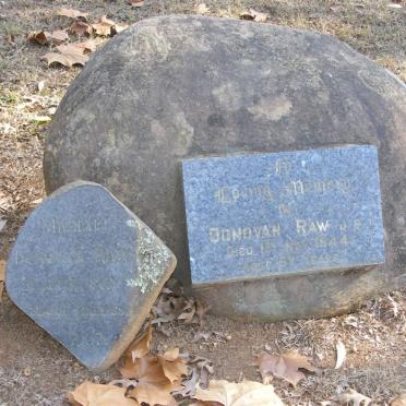 RAW Donovan -1944 ::  RAW Michael Donovan -1969