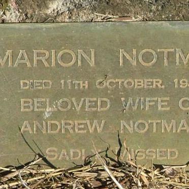 NOTMAN Marion -1944