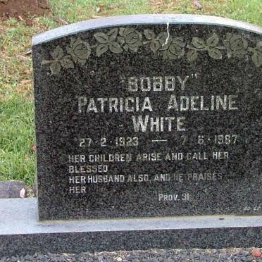 WHITE Patricia Adeline 1923-1987