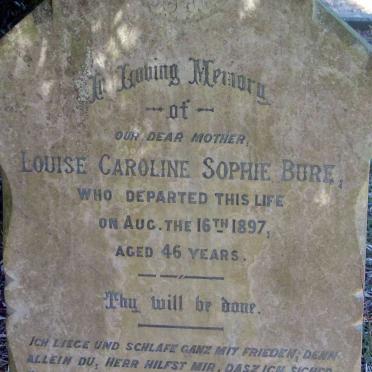 BURE Louisa Caroline Sophie -1897