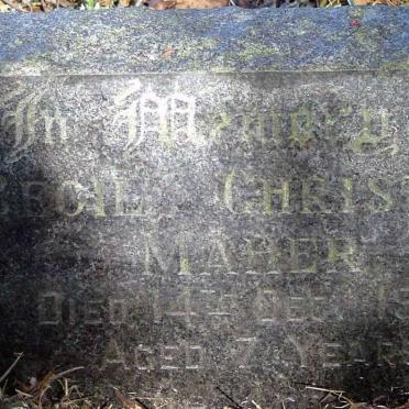 MAHER Cecil Christian -19??