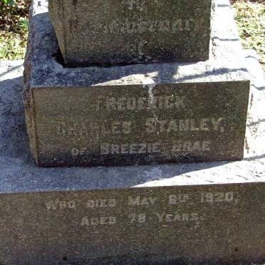 STANLEY Frederick Charles -1920