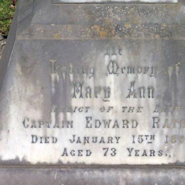 RATSEY Mary Ann -1898