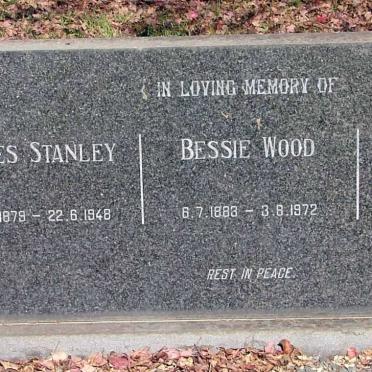 STANLEY James 1879-1948 :: WOOD E.R. 1885-1964 &amp; Bessie 1883-1972