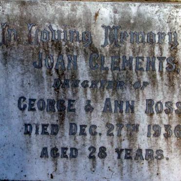 ROSS Joan Clements -1936