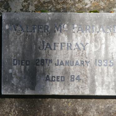 JAFFRAY Walter McFarlane - 1935