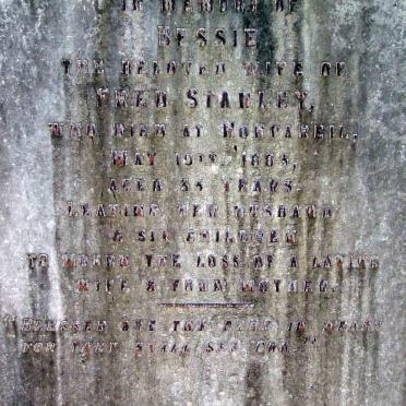 STANLEY Bessie -1885