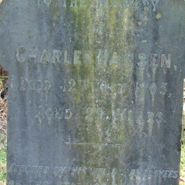 HANSEN Charles -1905