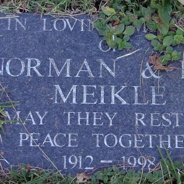 MEIKLE Norman 1912-1998 &amp; Iris 1912-1998