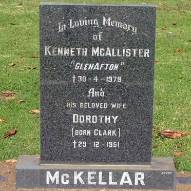 McKELLAR Kenneth McAllister -1979 &amp; Dorothy CLARK -1951