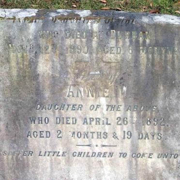 McCALLUM ? -1890 :: McCALLUM Annie  -1892