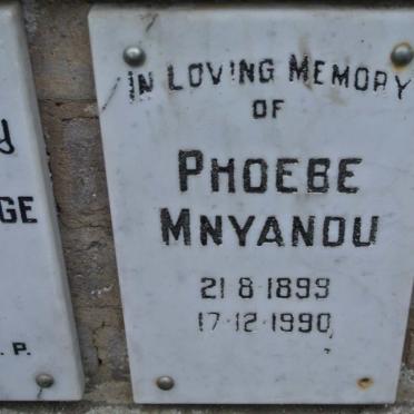 MNYANDU Phoebe 1899-1990