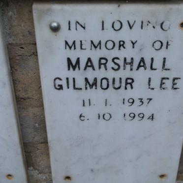 LEE Marshall Gilmour 1937-1994