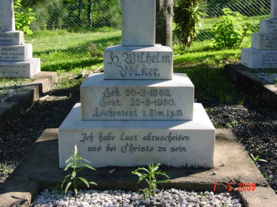 VOLKER H. Wilhelm 1860-1950
