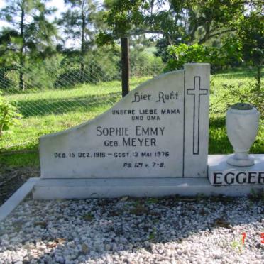 EGGERS Sophie Emmy nee MEYER 1916-1976