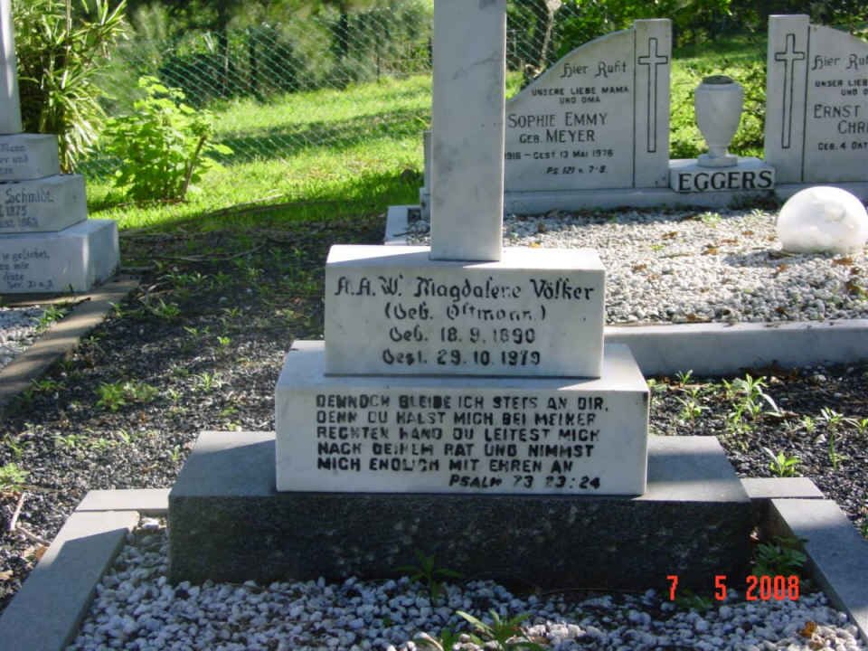 VOLKER A.A.W. Magdalene nee OLTMANN 1890-1979