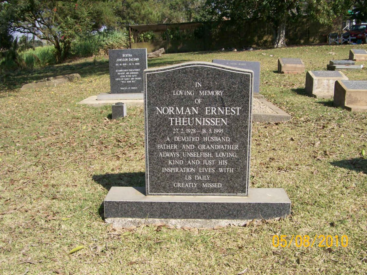 THEUNISSEN Norman Ernest 1928-1995