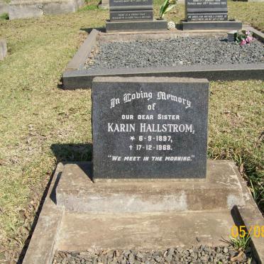 HALLSTROM Karin 1897-1968