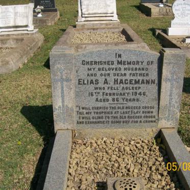 HAGEMANN Elias A. -1946