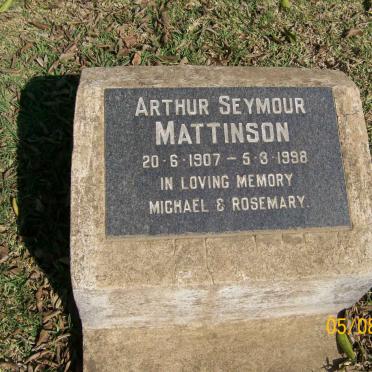 MATTINSON Arthur Seymour 1907-1998