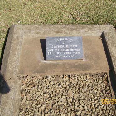 OLSEN Esther -1925