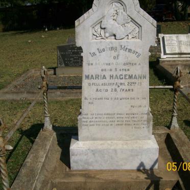 HAGEMANN Maria -1927