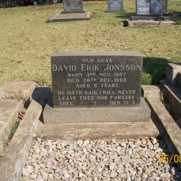 JONSSON David Erik 1957-1962