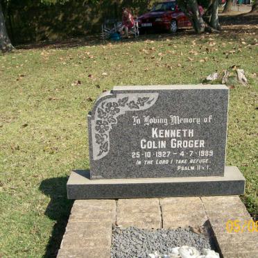 GROGER Kenneth Colin 1927-1989