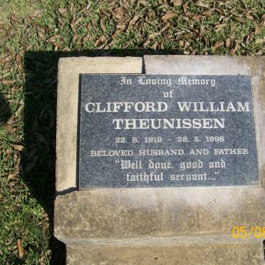 THEUNISSEN Clifford William 1919-1998