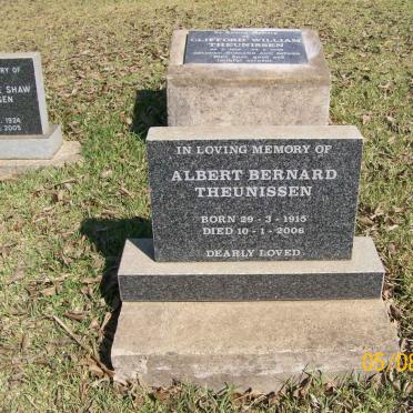 THEUNISSEN Albert Bernard 1915-2006