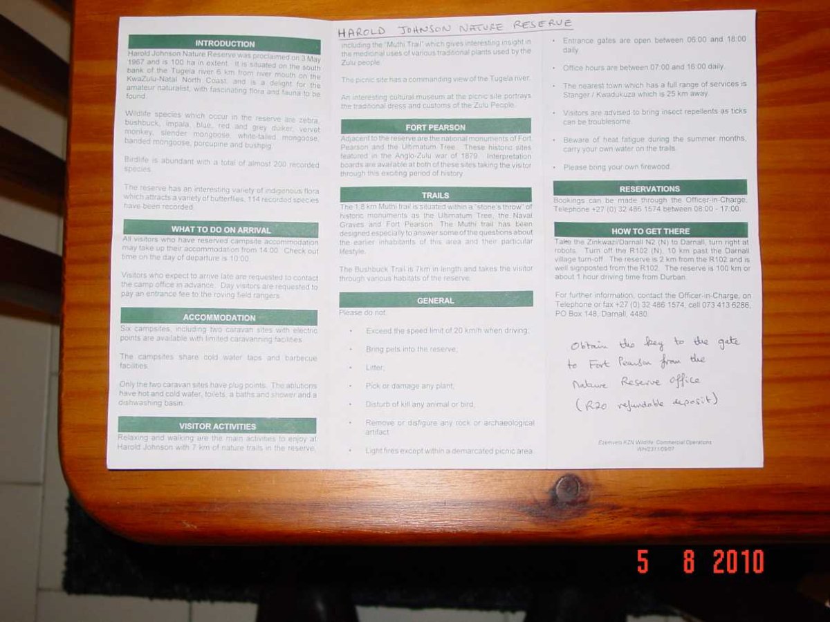 2. Nature Reserve Brochure