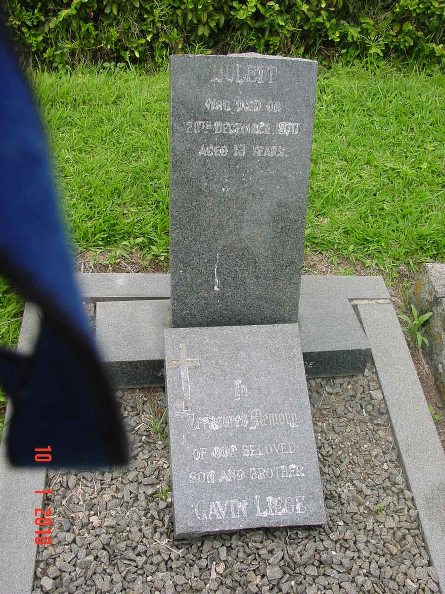 HULETT Gavin Liege  -1970