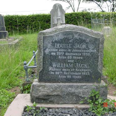 JACK William  -1952 &amp; Louise  -1933