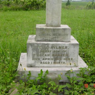 BARKER Eric Aylmer -1892