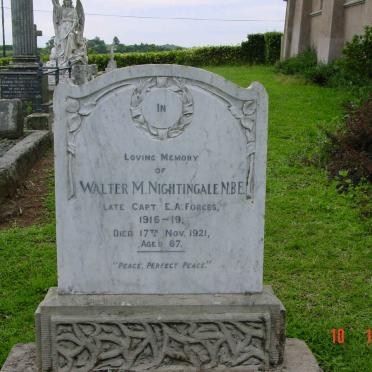 NIGHTINGALE Walter M. -1921