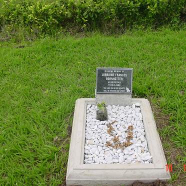 BORNHUTTER Lorraine Frances 1942-2009