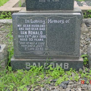 BALCOMB Ian Ronald -1980